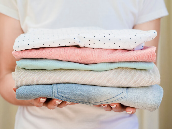 Recomendação para guardar as roupas quando passar a estação